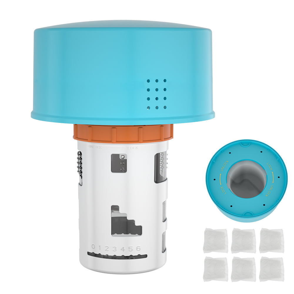 <strong>SplashNexus FloatDose 6 Ultra </strong>Pool Chlorine Floater & Dispenser System