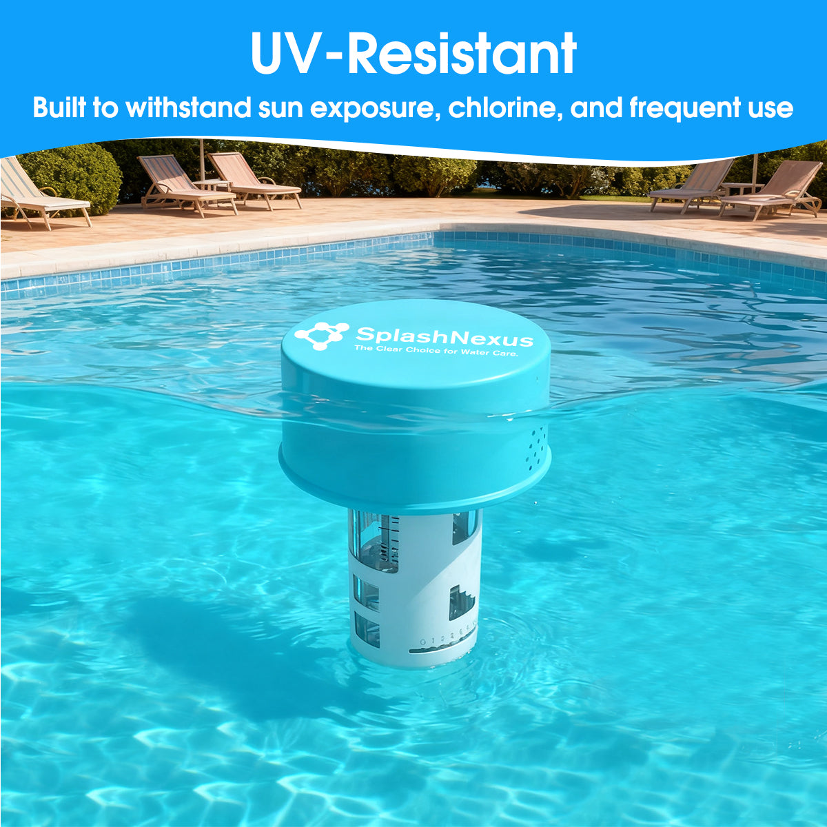 SplashNexus FloatDose 6 Ultra  Pool Chlorine Floater & Dispenser